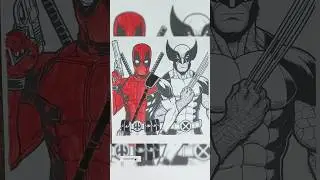 Coloring Fun: Dive into Deadpool and Wolverine&nbsp;Adventures!