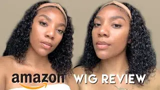 amazon affordable headband wig TALKTO HAIR . Super easy wig install