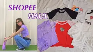 SHOPEE HAUL | croptops, bags, shoes, accessories haul