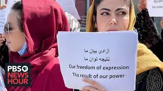 News Wrap: Afghan women protest Taliban rule in Kabul, demand equal rights