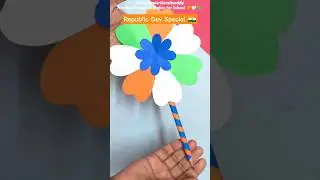 Tricolour Indian Flag Pencil Decoration🧡🤍💚//Independence Day Special #youtubeshorts #shorts #viral