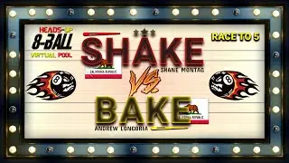 Heads-Up 8-Ball Match Shake vs Bake (Race to 5)