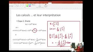 Commentaire sur l'algorithme de Grover décrit d'un point de vue 