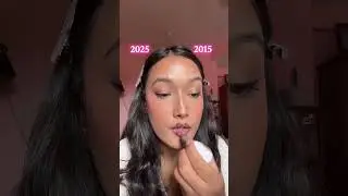 2015 VS 2025 lipstick trend📈 #lipsticktrends #shorts #makeup #lasta