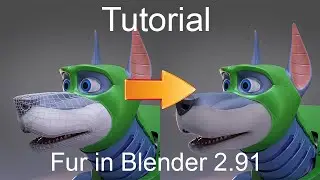 Blender 2.91 Fur Tutorial