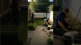 From Empty Lawn to Luxury Garden | Outdoor Transformation #shorts #renovation #style