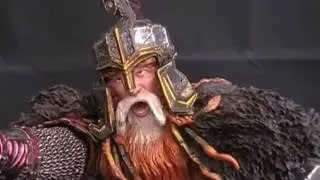 Estatua Dain Pie de Hierro 39 cm. El Hobbit: La batalla de los 5 Ej&eacute;rcitos. Weta