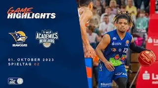 Game Highlights - ROSTOCK SEAWOLVES vs. MLP Academics Heidelberg  - Spieltag 02, Saison 2023/24