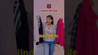 Meesho Shirt Haul|Meesho Shirt Collection|Women Shirt under 200 #womenshirt #short #meeshoshirt