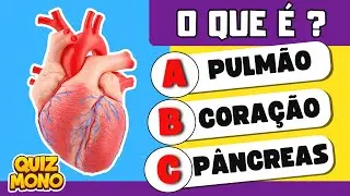 🧠 Você realmente conhece o CORPO HUMANO? 🫀🦴🔬Conhecimentos Gerais