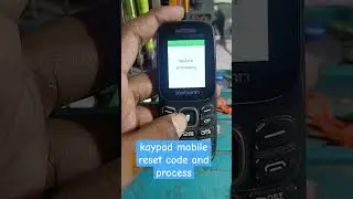 keypad mobile reset prosess