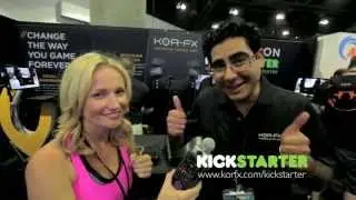 Inside the KOR-FX booth at E3, back us on Kickstarter