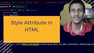 Style Attribute in HTML| Html Tutorial #5 (@codemathlab )