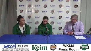 Notre Dame Academy Postgame Interview - Nicole Davis and Anna Habra