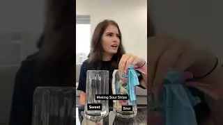 Making Sour Strip | Sour Candy Challenge | Sour Strips #short #youtubepartner