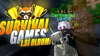 CRAFTRİSE SIRALAMA BİRİNCİSİ OLDUM ! Minecraft Survival Games #295