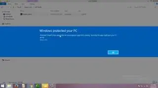 Bypass windows Smartscreen  Windows Protection - Don't disable it!