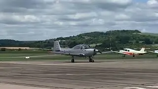 Focke-Wulf P.149D Taxi And Shutdown