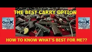 Is there a BEST option for concealed carry?? BEST FOR WHO? BEST FOR WHAT SCENARIO?