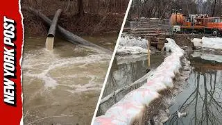 Gallons of Sewage Spill Into Potomac River After Major Pipe Rupture