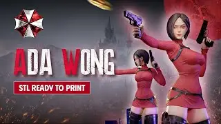 Ada Wong Residual Evil 2 - STL File From CWS to 3D Print
