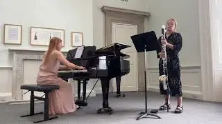 T. Mazone, Reconciliation Sonata, for bass clarinet and piano (Hannah Shilvock & Viola Lenzi)