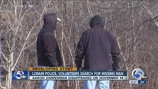 Volunteers continue search for Aaron Zimmerman