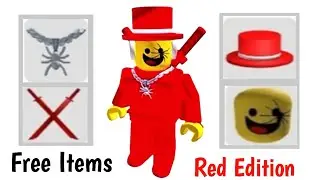 NEW FREE ROBLOX ITEMS 🔥 Red Edition Outfit + Accessories (LIMITED!)
