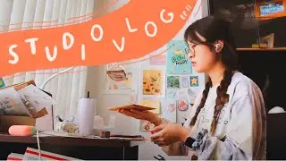 🎨 studio vlog ep. 11: mini shop update + packing orders