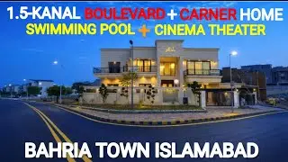 1.5 Kanal Boulevard + Corner House For Sale In Bahria Town Rawalpindi Islamabad #bahriatown #propert