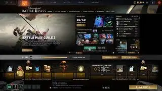 DOTA 2 TI10 Compendium Lvl up.