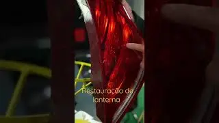 Restaura&ccedil;&atilde;o de lanterna #pintura #carros #restaura&ccedil;&atilde;o
