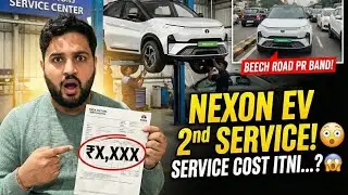 Beech Road pr kyu band Hui? Nexon EV 2nd Service Cost: Shocking or Cheap? 😱 (Reality Check)