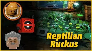 LEGO Marvel Super Heroes | REPTILIAN RUCKUS - Deadpool Brick, Character Token, & Stan Lee