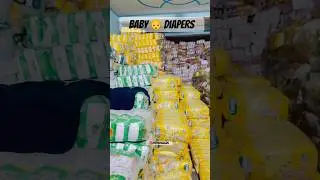 BABY DIAPERS WHOLESALE MARKET DAIPER SHOP #shorts #babydiapers #viral #ytshorts #short #trending
