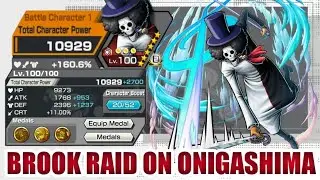 BROOK RAID ON ONIGASHIMA GAMEPLAY | ONE PIECE BOUNTY RUSH | OPBR
