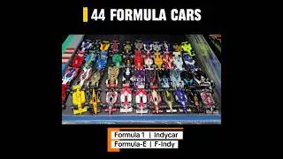 44 Formula Cars: Formula 1 vs Indycar vs Formula-E vs F-Indy #formula1 #formulaE #indycar