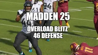 Madden 25 Glitches Cheats and Tips &ndash; Overload Blitz &ndash; Blocking RB - 46 Defense