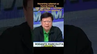 Rep. Marcoleta Thanks Supporters After Winning Senate Seat | Halalan 2025 #shorts
