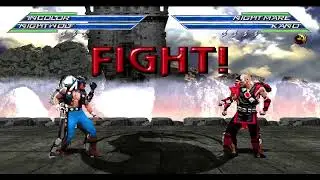 Incolor and Nightwolf vs Nightmare and Kano Mugen Tournament MK