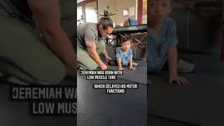 Born with low muscle tone.