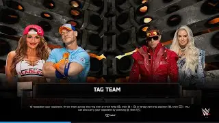 WWE 2K25 | TAG TEAM | JON CENA | NİKKİ BELLA | VS | THE MİZ | MARYSE