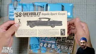 Распаковка AMT 1958 Chevy Impala | Обзор винтажной модели