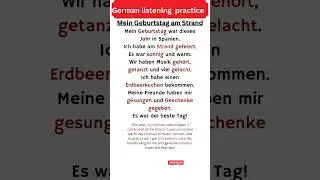 Simple German Story for beginners