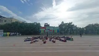 Annual Sports Day 2024-25 #Lezim drill by 7th ,8th and 9th std girls