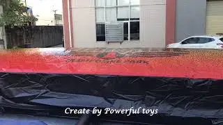 inflatable Flat long air bag stunt bmx
