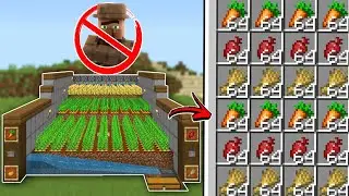 Farm de TRIGO, BATATA E CENOURA AUTOMATICA no Minecraft 1.21