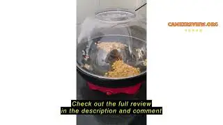 Review TLGREEN 6 Quart Popcorn Machine, Stir Crazy Popcorn Popper Machine, Electric Hot Oil Popcorn