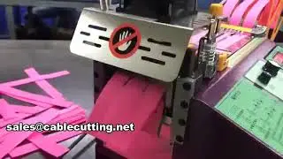 hot cutting nylon polyester webbing strap machine nylon belt cutting machine