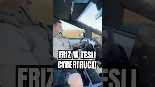 Friz pierwszy raz w Tesli CYBERTRUCK! 🚀 #friz #tesla #cybertruck